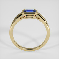 1.04 Ct. Blue Sapphire Ring, 18K Yellow Gold 3