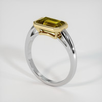 2.48 Ct. Gemstone Ring, 14K Yellow & White 2