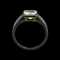 1.20 Ct. Gemstone Ring, 14K Yellow & White 3