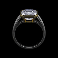 2.92 Ct. Gemstone Ring, 14K Yellow & White 3