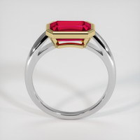 2.23 Ct. Ruby Ring, 14K Yellow & White 3