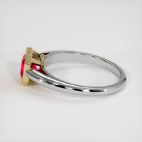 1.03 Ct. Ruby Ring, 14K Yellow & White 4