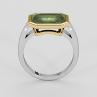 2.97 Ct. Green Sapphire Ring, 14K Yellow & White 3
