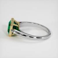 1.83 Ct. Emerald Ring, 18K Yellow & White 4