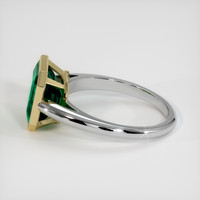 2.68 Ct. Emerald Ring, 18K Yellow & White 4