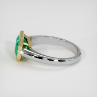 1.88 Ct. Emerald Ring, 18K Yellow & White 4