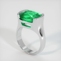 7.80 Ct. Emerald   Ring, Platinum 950 2