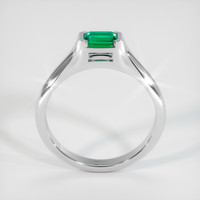 0.98 Ct. Emerald Ring, Platinum 950 3
