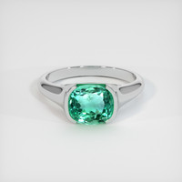 4.09 Ct. Emerald   Ring, Platinum 950 1