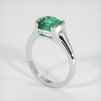4.09 Ct. Emerald   Ring, Platinum 950 2