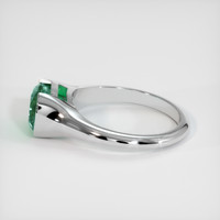 4.09 Ct. Emerald   Ring, Platinum 950 4