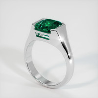 2.16 Ct. Emerald   Ring, Platinum 950 2