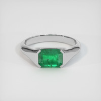 2.25 Ct. Emerald Ring, Platinum 950 1