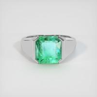 2.69 Ct. Emerald Ring, Platinum 950 1