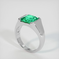 2.69 Ct. Emerald Ring, Platinum 950 2