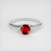 1.40 Ct. Ruby   Ring, Platinum 950 1