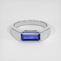 2.25 Ct. Blue Sapphire Ring, Platinum 950 1