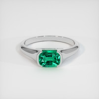 1.95 Ct. Emerald   Ring, Platinum 950 1
