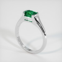 1.95 Ct. Emerald   Ring, Platinum 950 2