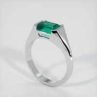 2.72 Ct. Emerald Ring, Platinum 950 2