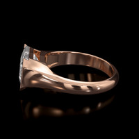 4.00 Ct. Sapphire Ring, 14K Rose Gold 4
