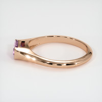 0.58 Ct. Sapphire Ring, 18K Rose Gold 4