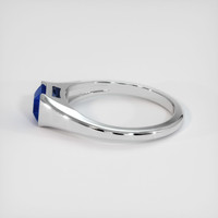 1.57 Ct. Blue Sapphire Ring, 10K White Gold 4