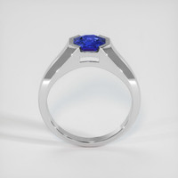 1.47 Ct. Blue Sapphire Ring, 10K White Gold 3