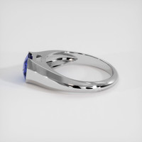 1.47 Ct. Blue Sapphire Ring, 10K White Gold 4