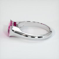 2.03 Ct. Pink Sapphire Ring, 14K White Gold 4