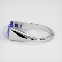 5.38 Ct. Blue Sapphire Ring, 18K White Gold 4
