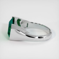 4.76 Ct. Emerald Ring, 18K White Gold 4