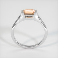 0.98 Ct. Sapphire Ring, 18K White Gold 3