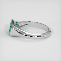 2.72 Ct. Emerald Ring, 18K White Gold 4