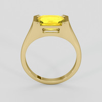 2.59 Ct. Yellow Sapphire Ring, 10K Yellow Gold 3