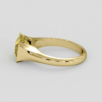 3.54 Ct. Yellow Sapphire Ring, 10K Yellow Gold 4