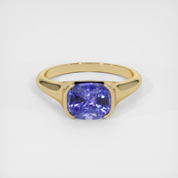 3.00 Ct. Color Change Sapphire Ring, 14K Yellow Gold 1