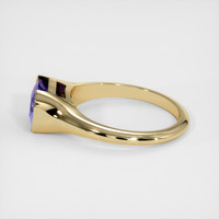 3.00 Ct. Color Change Sapphire Ring, 14K Yellow Gold 4
