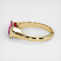 2.03 Ct. Pink Sapphire Ring, 14K Yellow Gold 4