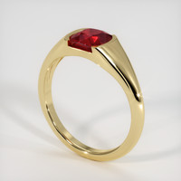 2.10 Ct. Ruby   Ring, 14K Yellow Gold 2