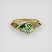 1.48 Ct. Green Sapphire Ring, 14K Yellow Gold 1