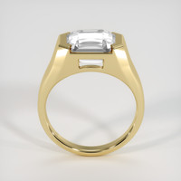 4.11 Ct. White Sapphire Ring, 14K Yellow Gold 3