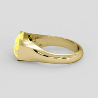 6.57 Ct. Yellow Sapphire Ring, 14K Yellow Gold 4