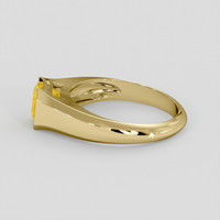 2.08 Ct. Yellow Sapphire Ring, 14K Yellow Gold 4