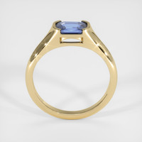 1.05 Ct. Blue Sapphire Ring, 14K Yellow Gold 3