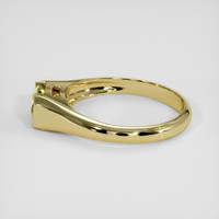 0.93 Ct. Greenish Yellow Sapphire Ring, 14K Yellow Gold 4