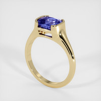 3.00 Ct. Color Change Sapphire Ring, 18K Yellow Gold 2