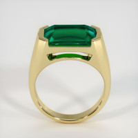 4.76 Ct. Emerald Ring, 18K Yellow Gold 3