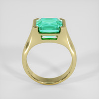 4.55 Ct. Emerald Ring, 18K Yellow Gold 3