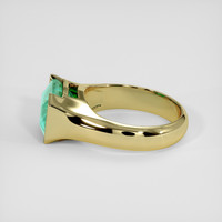 4.55 Ct. Emerald Ring, 18K Yellow Gold 4